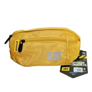 Mochila CAT Strong Tough Reliable – Amarilla | Diseño Urbano Reforzado y Original