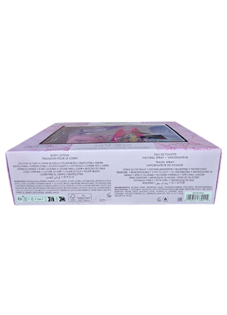 Guess Girl Belle Gift Set Mujer (Caja Rosa – Edición Especial) (Body Lotion 200 ml, Eau de Toilette 100 ml, Travel Spray 15 ml) - Image 3