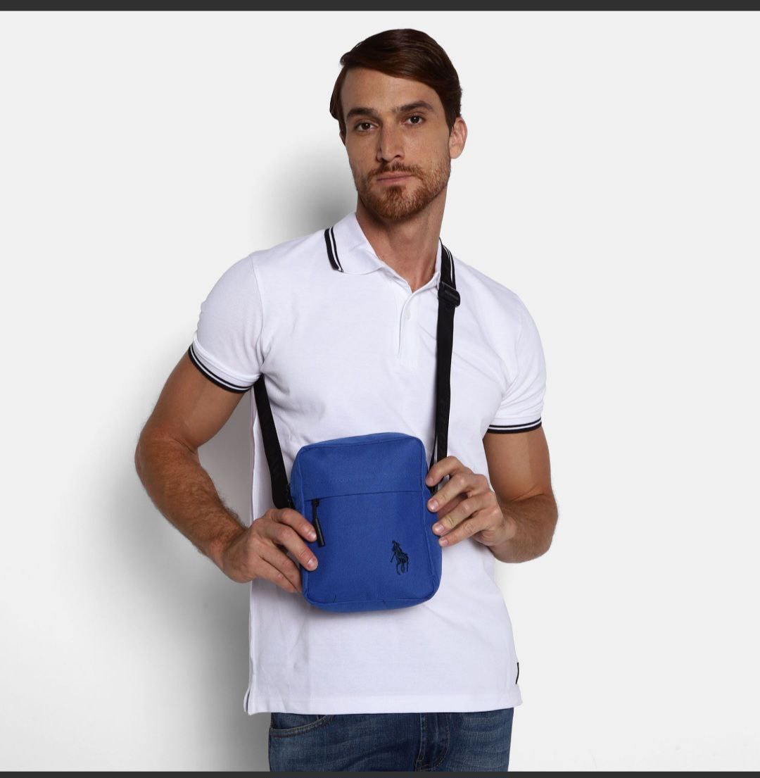 Mochila Crossbody / Sling HPC Polo 1044# – Colores: Beige, Navy, Verde y Amarillo - Image 2