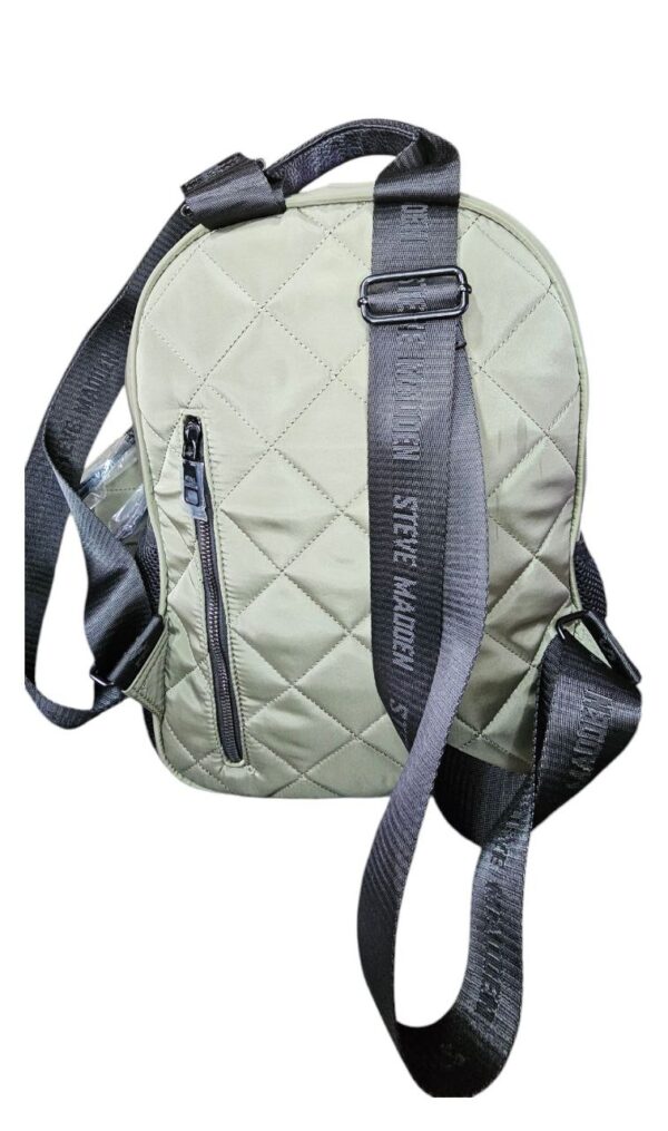 Mochila Steve Madden DR141635 Olive Bfresh Quilt – Verde Militar con Bolsita Extra - Image 3