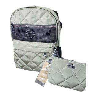 Mochila Steve Madden DR141635 Olive Bfresh Quilt – Verde Militar con Bolsita Extra