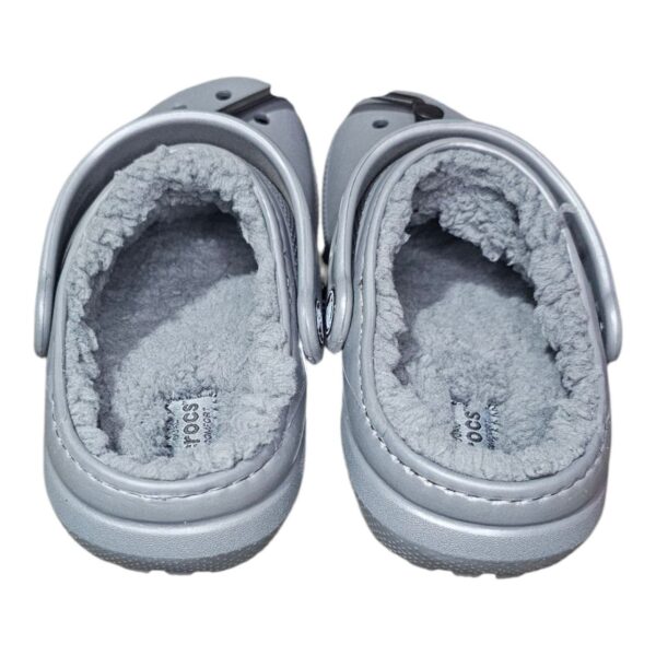 Dual Crocs Confort Acolchonadas Grises - Talla 19.5 MX / J1 US / EUR 32-33 - Image 2