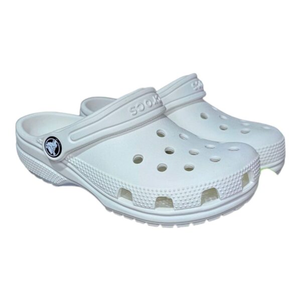Crocs Clásicas Blancas - Talla 19 MX / C13 US / 30-31 EU