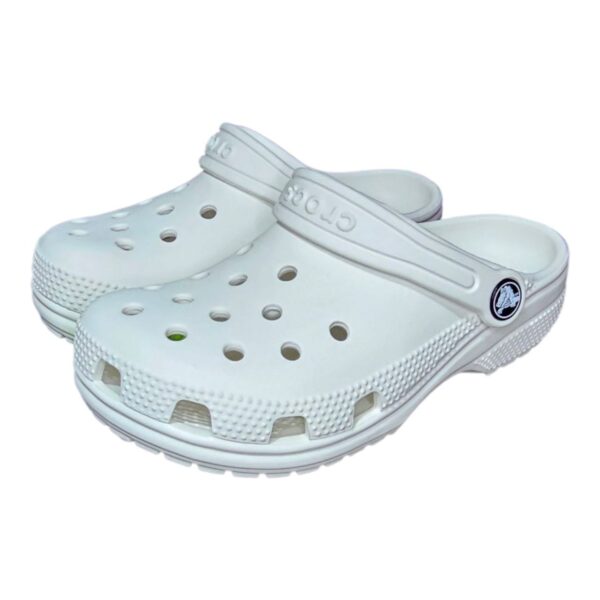 Crocs Clásicas Blancas - Talla 19 MX / C13 US / 30-31 EU - Image 2