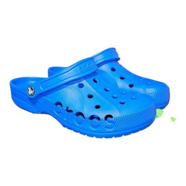 Crocs Azules Iconic Comfort con Logo en Relieve - Talla 26 MX / M8 W10 US / 41-42 EU