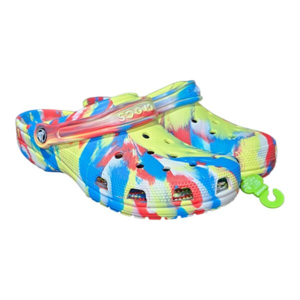 Crocs Multicolor Tie-Dye Transparente - Talla 26 MX / M8 W10 US / 41-42 EU