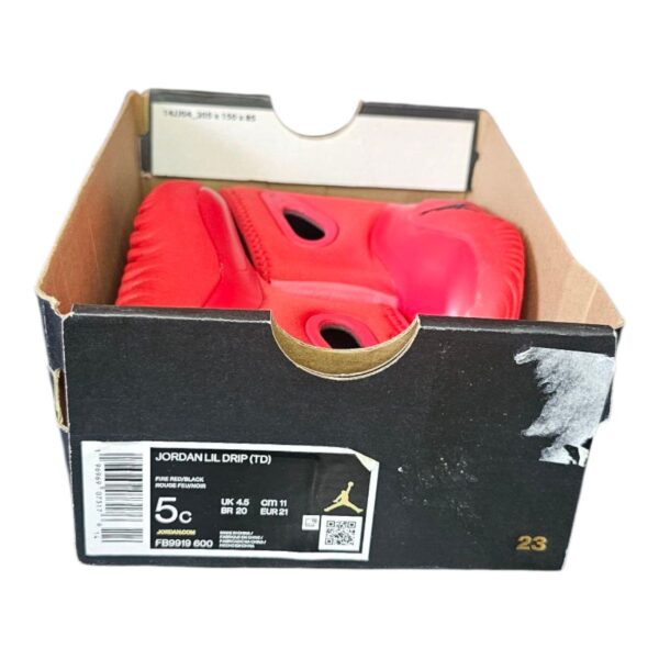 Jordan Lil Drip TD Fire Red – Talla 11 MX / 5C USA / 21 EUR (Caja de Outlet) - Image 3