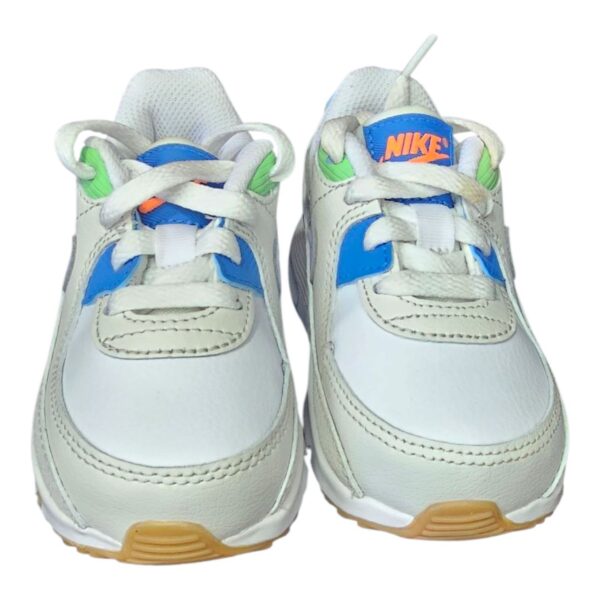 Nike Air Max 90 LTR TD White Multi – Talla 12 MX / 6C USA / 22 EUR (Caja de Outlet) - Image 2
