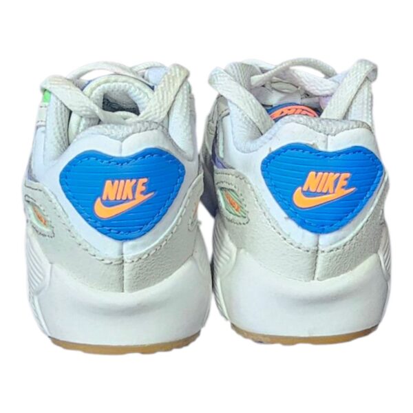 Nike Air Max 90 LTR TD White Multi – Talla 12 MX / 6C USA / 22 EUR (Caja de Outlet) - Image 3