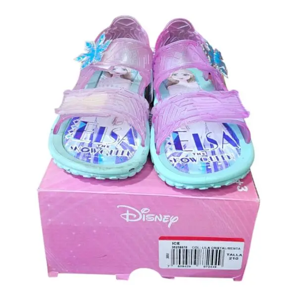 Chanclas Frozen con copo de nieve – Talla 21 CM - Image 2