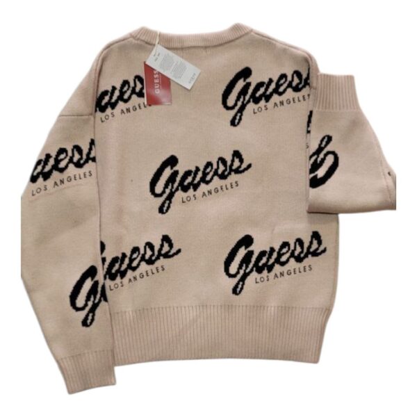 Suéter Guess Los Angeles Beige – Talla M - Image 2