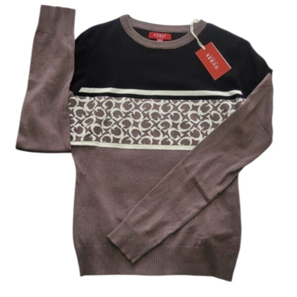 Suéter Guess Los Angeles Estilo Animal Print – Talla M
