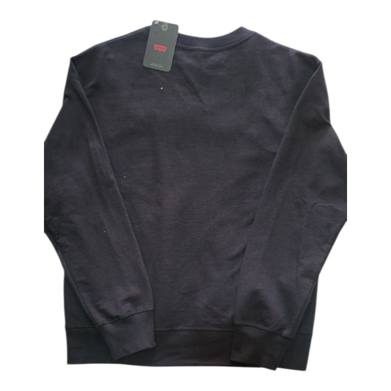 Suéter Levi’s Negro con Logo Multicolor – Talla S - Image 2