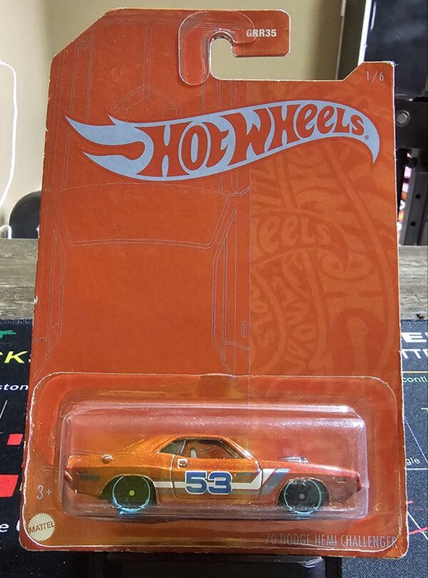 Hot Wheels '70 Dodge HEMI Challenger | Serie Naranja | GRR35 | Mattel