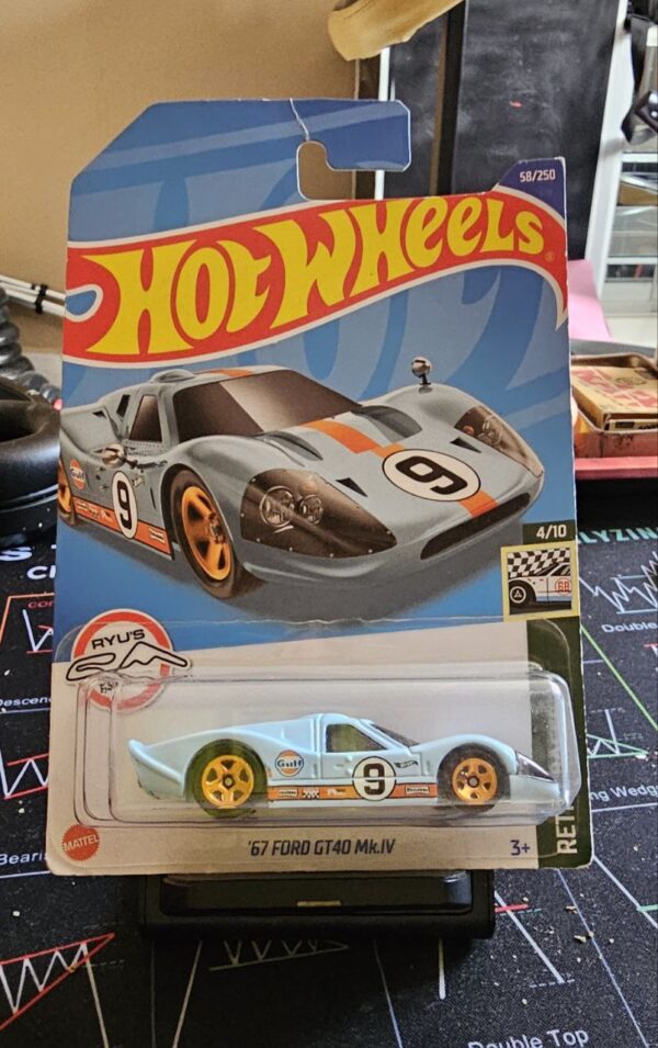 Hot Wheels '67 Ford GT40 Mk.IV | Retro Racers | Gulf #9