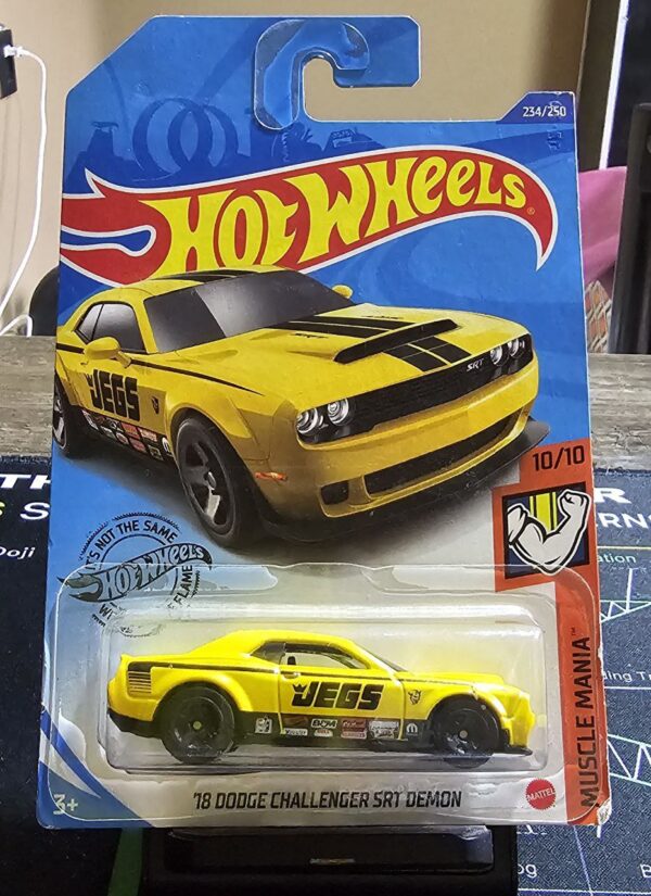 Hot Wheels '18 Dodge Challenger SRT Demon – JEGS Muscle Mania (10/10)
