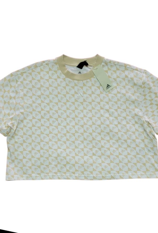 Playera adidas W LGM TEE Mujer Beige Talla M/G