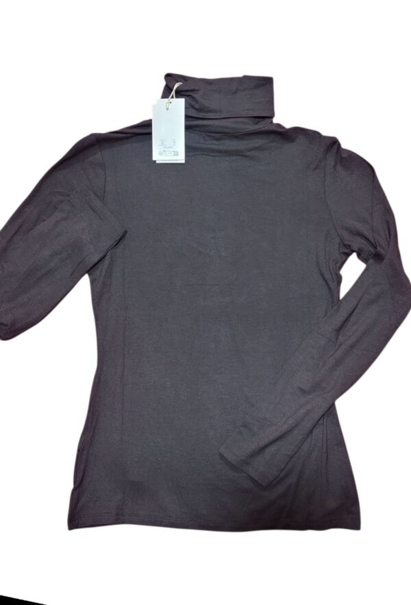 Blusa Guess Nelly Turtle Neck LS Negra Mujer Talla M - Image 2