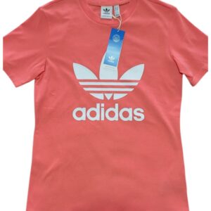 Playera adidas Trefoil Tee Coral Mujer Talla M