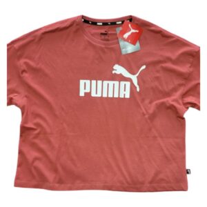 Playera PUMA Relaxed Fit Mujer Terracota Talla M