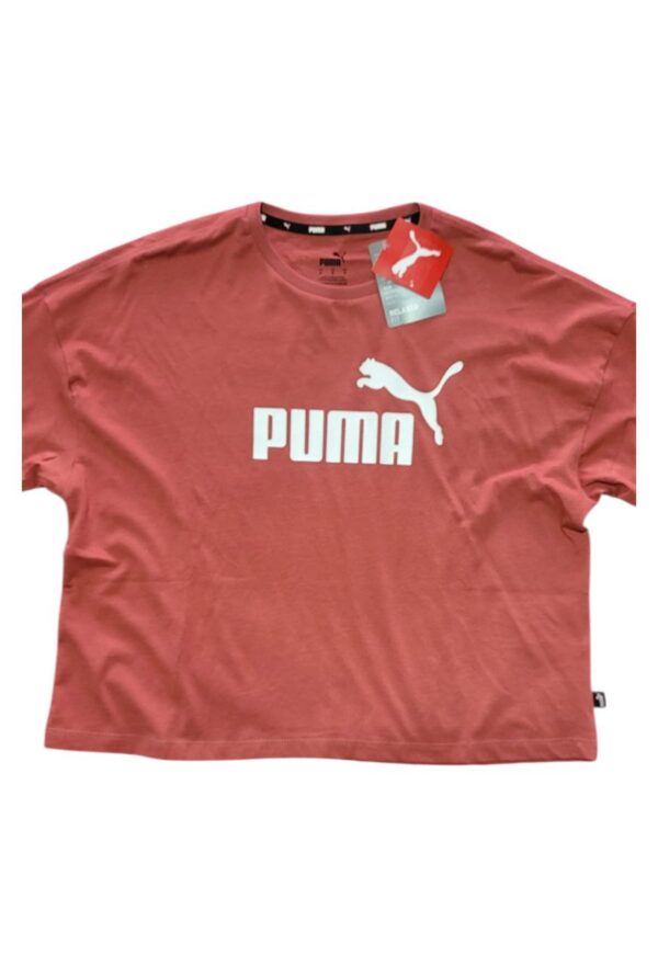 Playera PUMA Relaxed Fit Mujer Terracota Talla M