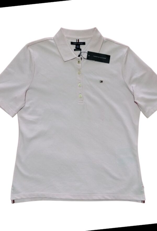 Polo Tommy Hilfiger Mujer Rosa Claro Talla S - Image 2