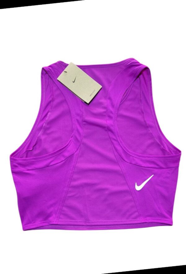 Top Deportivo Nike Running Dri-FIT Morado Mujer - Image 2