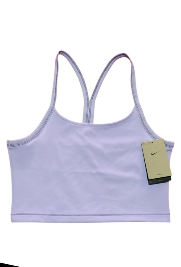 Top Deportivo Nike Lila Mujer Tirantes Delgados
