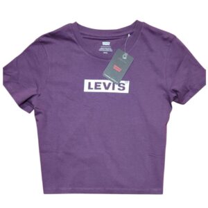 Playera Levi's Morada Mujer Logo Clásico Talla S