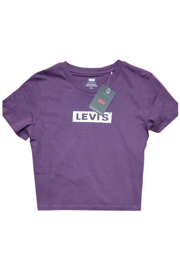 Playera Levi's Morada Mujer Logo Clásico Talla S