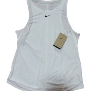 Playera Deportiva Nike Mujer Blanca Dri-FIT (Talla M)