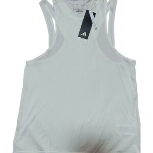 Top Deportivo Adidas TR-ES 3BAR Blanco Mujer (Talla S)
