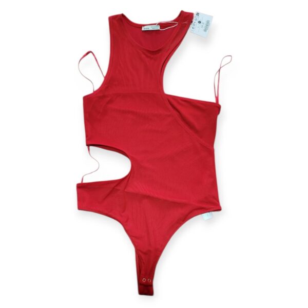 Body Bershka Rojo Cut Out Mujer Talla M