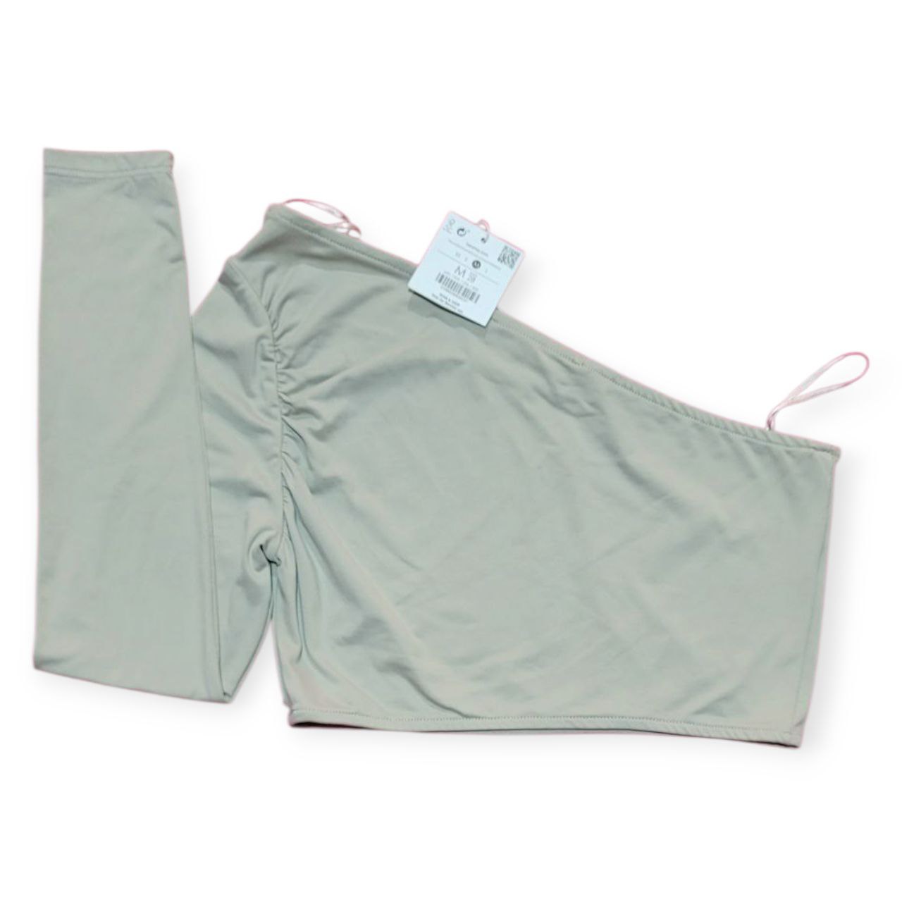 Blusa Bershka Asimétrica Manga Larga Talla M