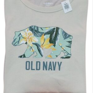 Old Navy Graphic Tee Oso Tropical Dama Talla M