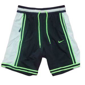 Nike Dri-FIT Basketball Shorts Negro/Verde Talla L