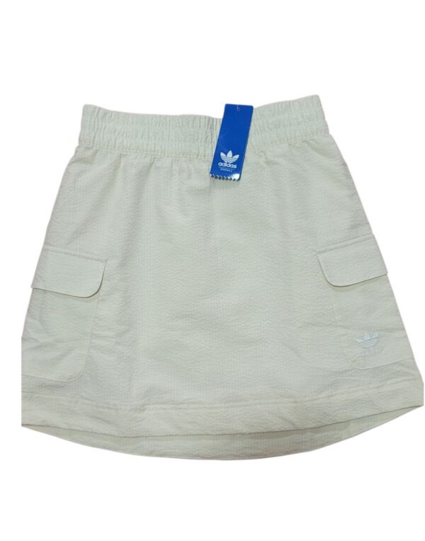 Falda Adidas Originals Mujer Blanca con Bolsillos Talla S | Modelo HL9303