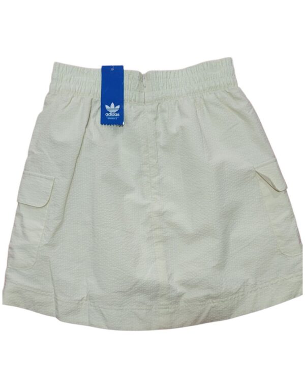 Falda Adidas Originals Mujer Blanca con Bolsillos Talla S | Modelo HL9303 - Image 2