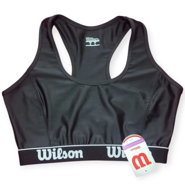 Top Deportivo Wilson Mujer Negro Talla G | Modelo 06006-NEG-GD