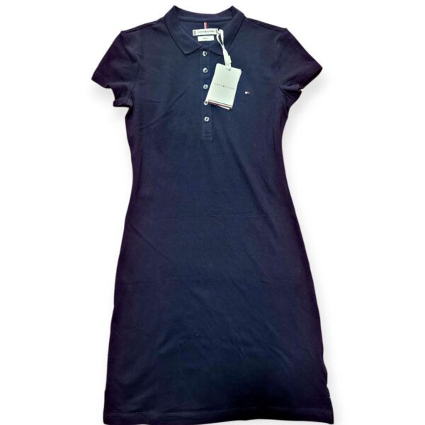 Vestido Tommy Hilfiger Heritage Slim Polo Dress Azul Marino Mujer Talla XS | Modelo WW0WW24973403