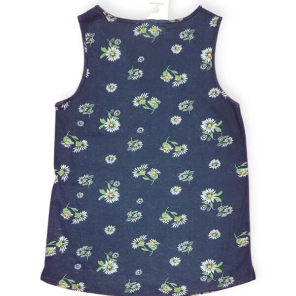 Blusa Sin Mangas Springfield Estampado Margaritas Azul Marino Mujer Talla XS | Modelo 8864419 - Image 2