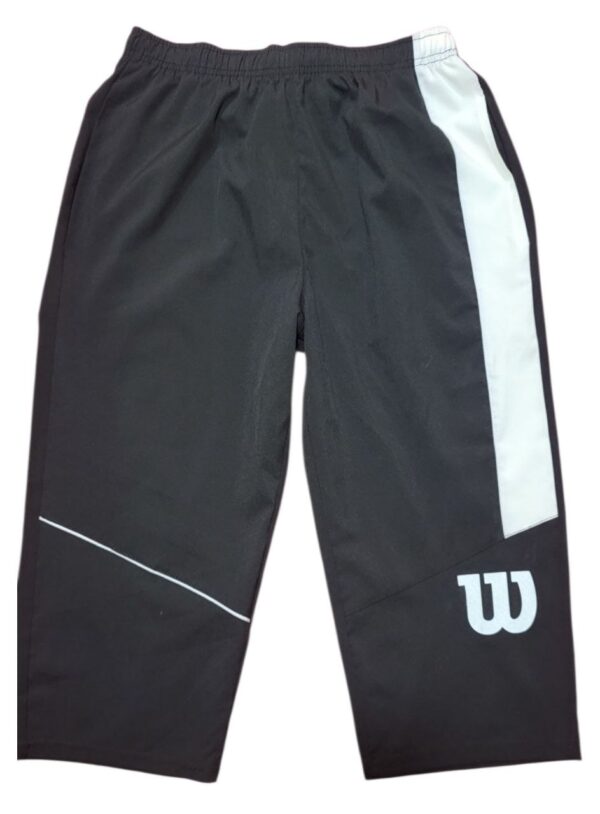 Wilson Pantalón Corto Deportivo Negro/Blanco Talla S