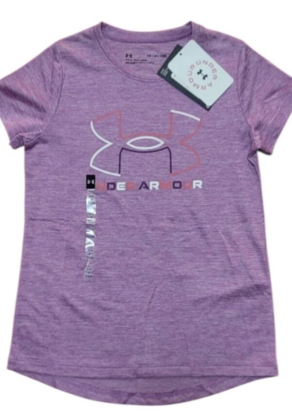 Playera Under Armour Girls Morada Talla CH/JP/YSM