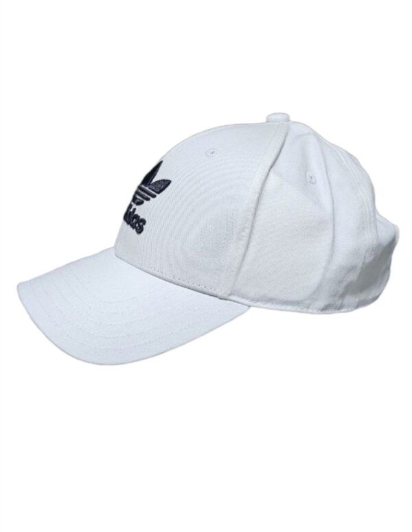 Gorra Adidas Baseball Classic Trefoil Blanca - Talla Única - Image 3