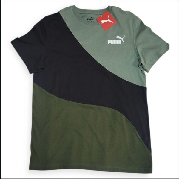 Playera Puma Power Cat Tee Myrtle Kids Talla XL 15-16 Años