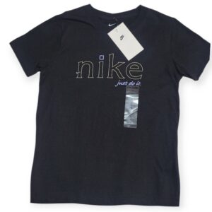Playera Nike Kids Just Do It Negra Talla M