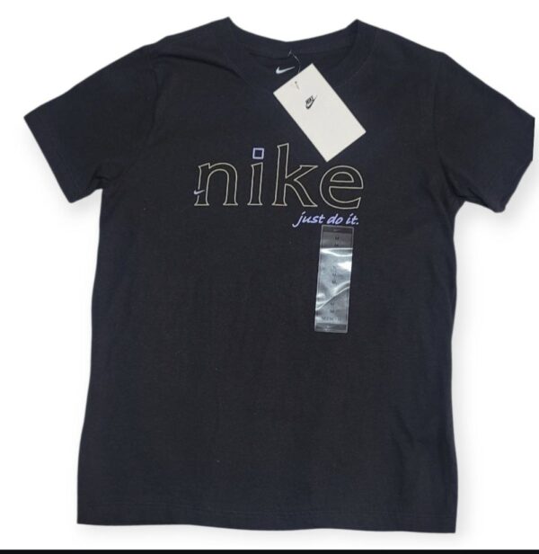 Playera Nike Kids Just Do It Negra Talla M