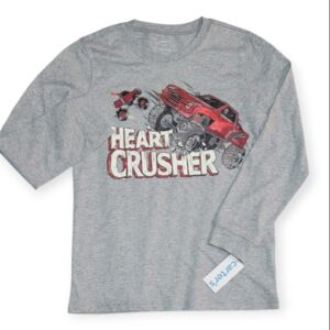 Playera Carter's Heart Crusher Monster Truck Niños Talla 12 Años