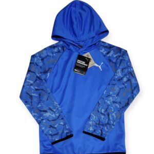 Sudadera Puma Hoodie Active Sport DRYCELL Azul Niño Talla 9-10 Años