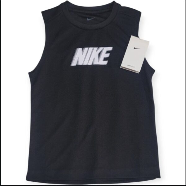 Camiseta Sin Mangas Nike Dri-FIT Negra Niño Talla XS